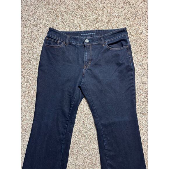 BANANA REPUBLIC Woman's Jeans/Pants 32P (Petite) Curvy Boot Cut, Dark Blue - Picture 5 of 9